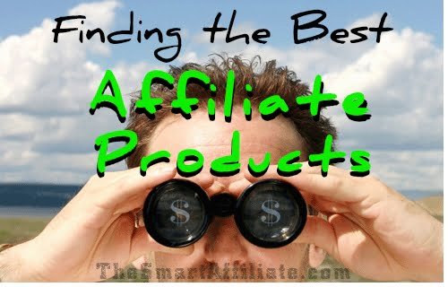 find affiliate products to promote