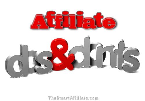 affiliate-dos-n-donts affiliate marketing do's don'ts